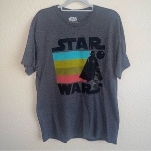Fifth Sun Star Wars Gray Darth Vader Shirt NWT